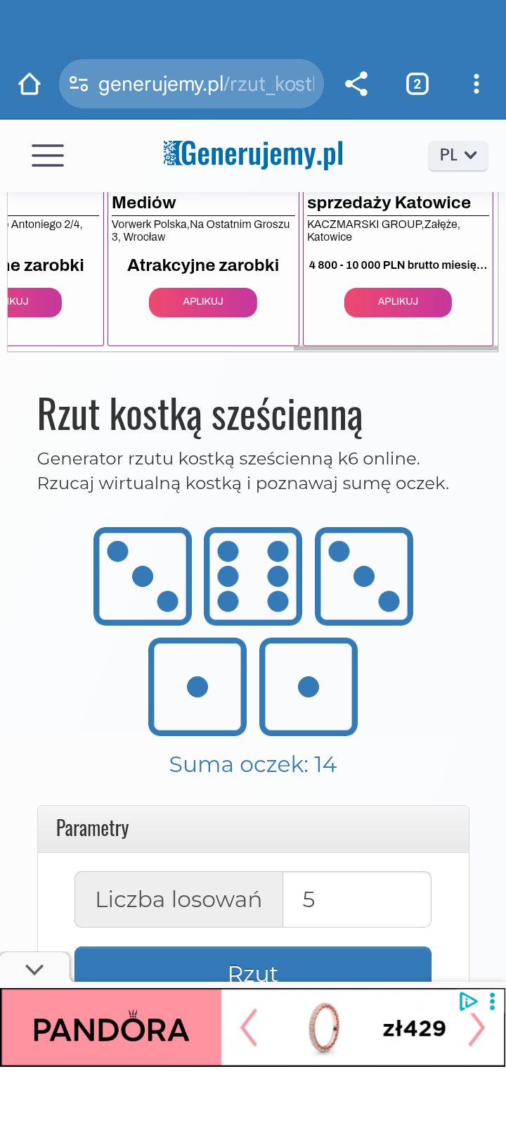 Pierwszy rzut